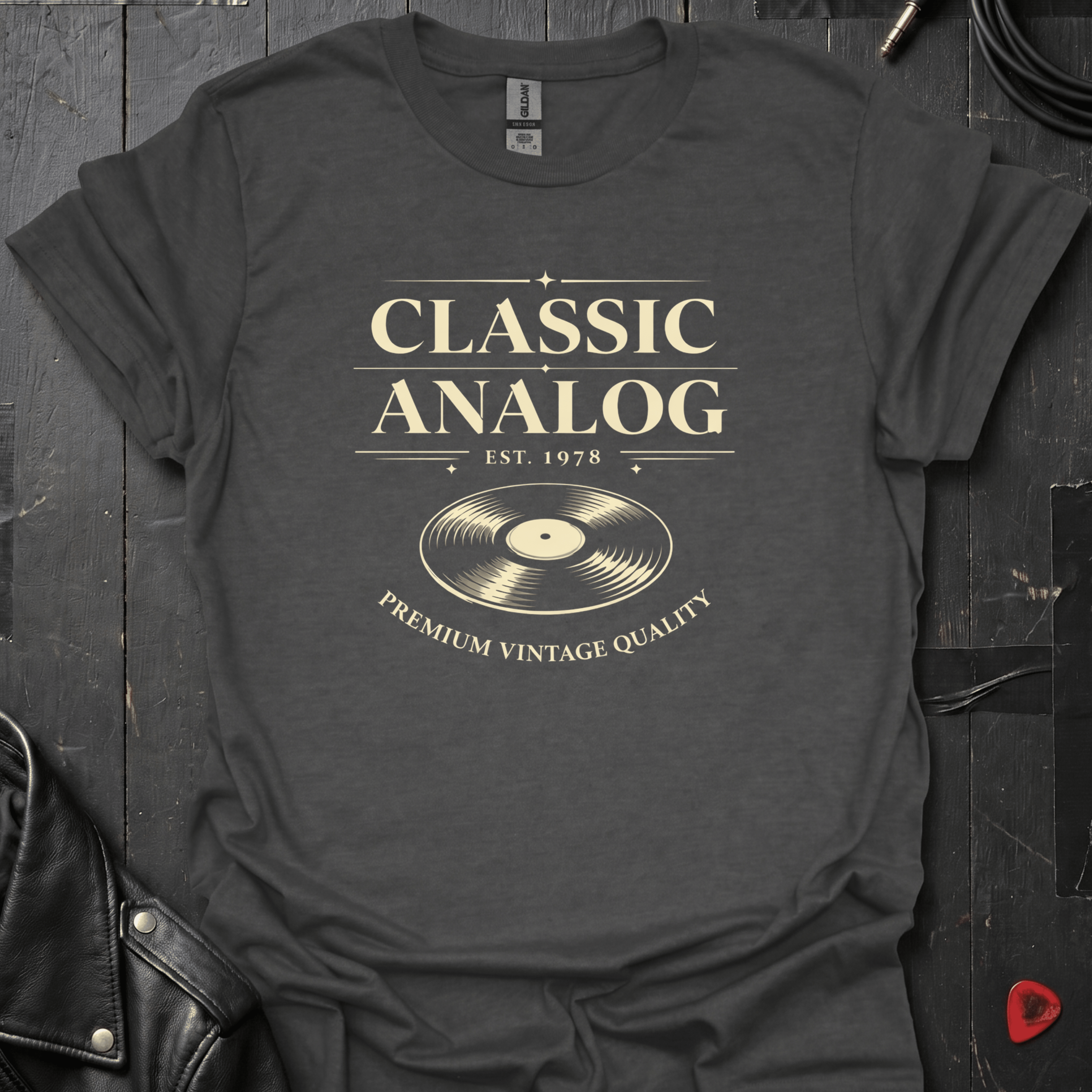 Classic Analog T-Shirt - Dark Heather - T-Shirt