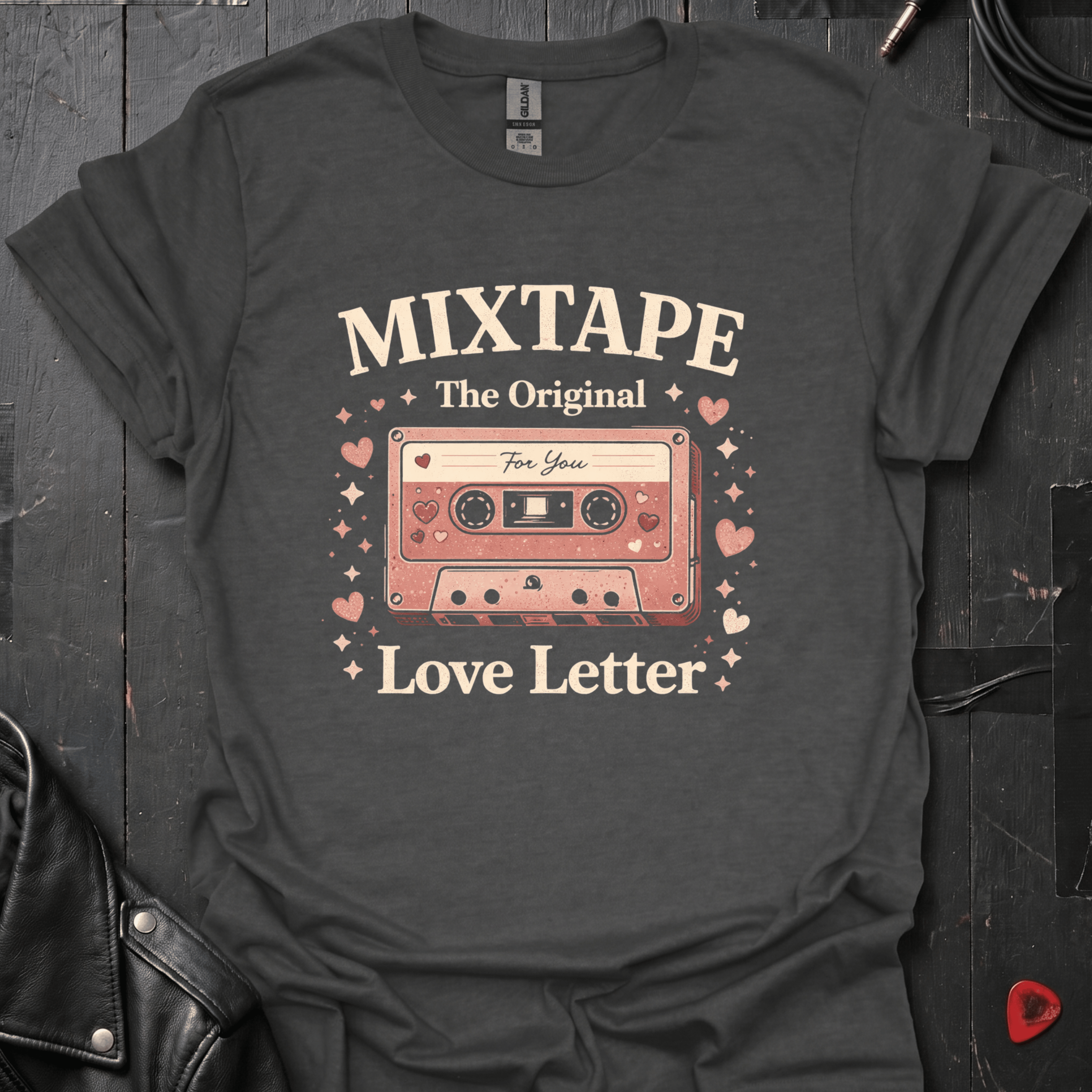 Mixtape Memories T-Shirt - Dark Heather - T-Shirt