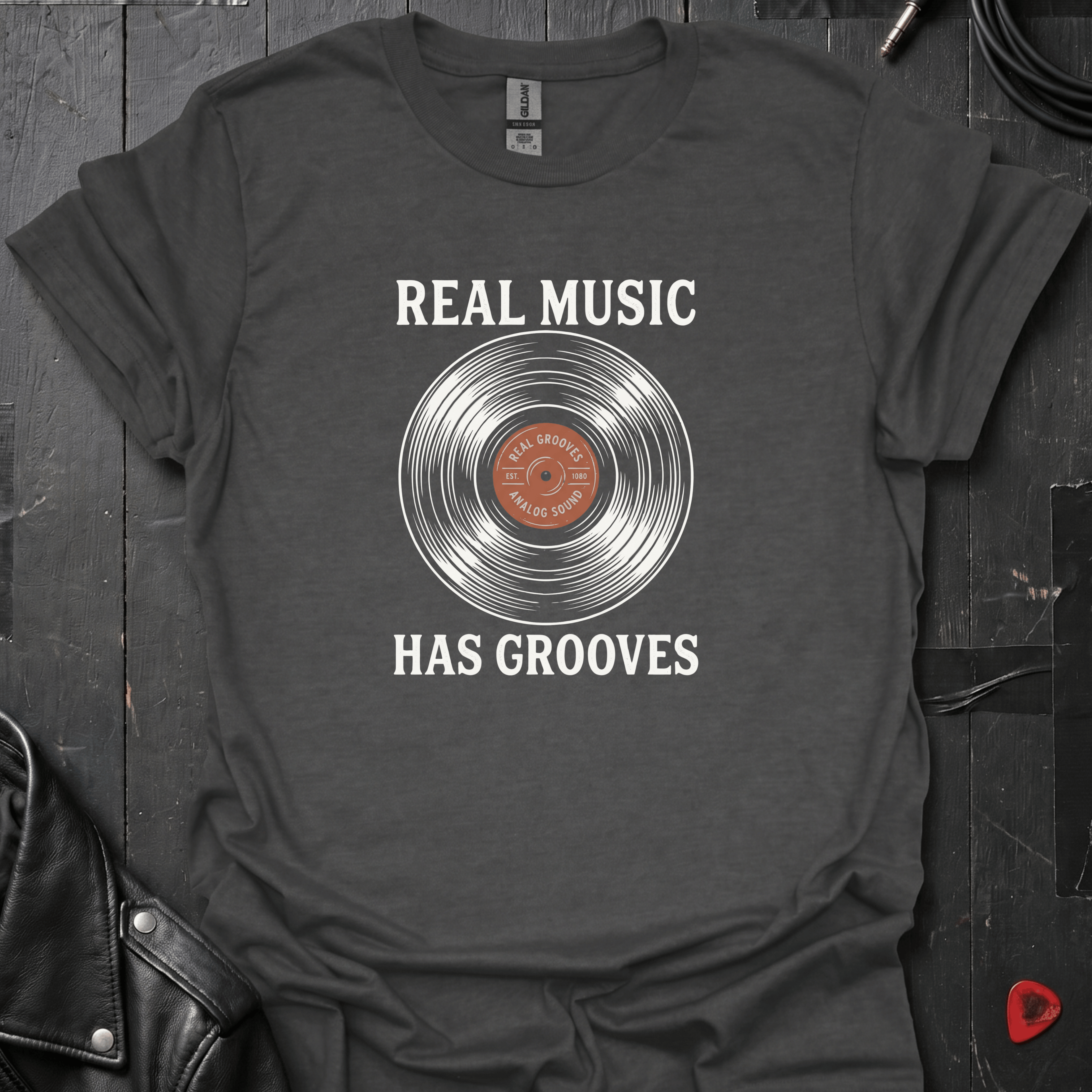 Real Music Has Grooves T-Shirt