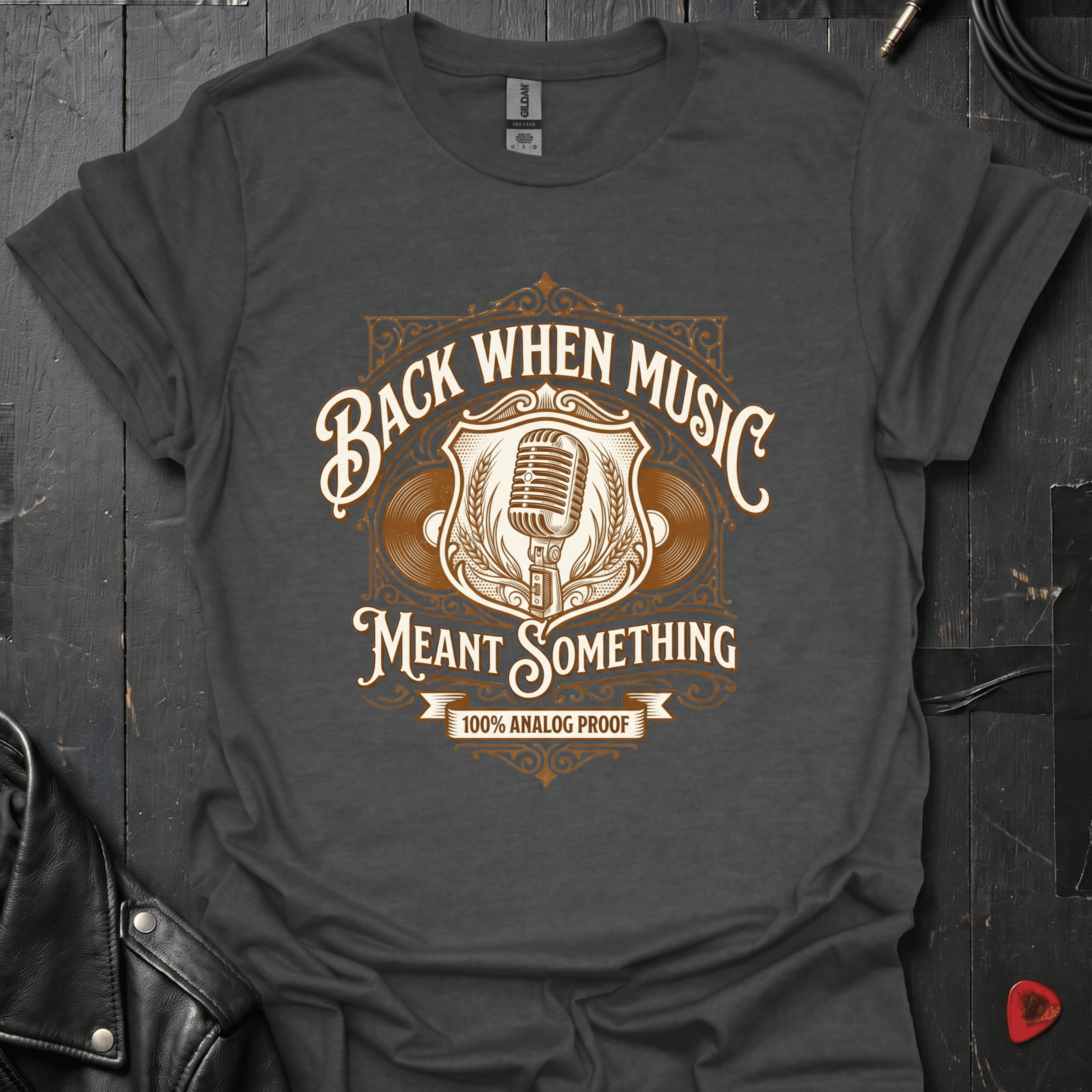 Music Meant Something T-Shirt - Dark Heather - T-Shirt