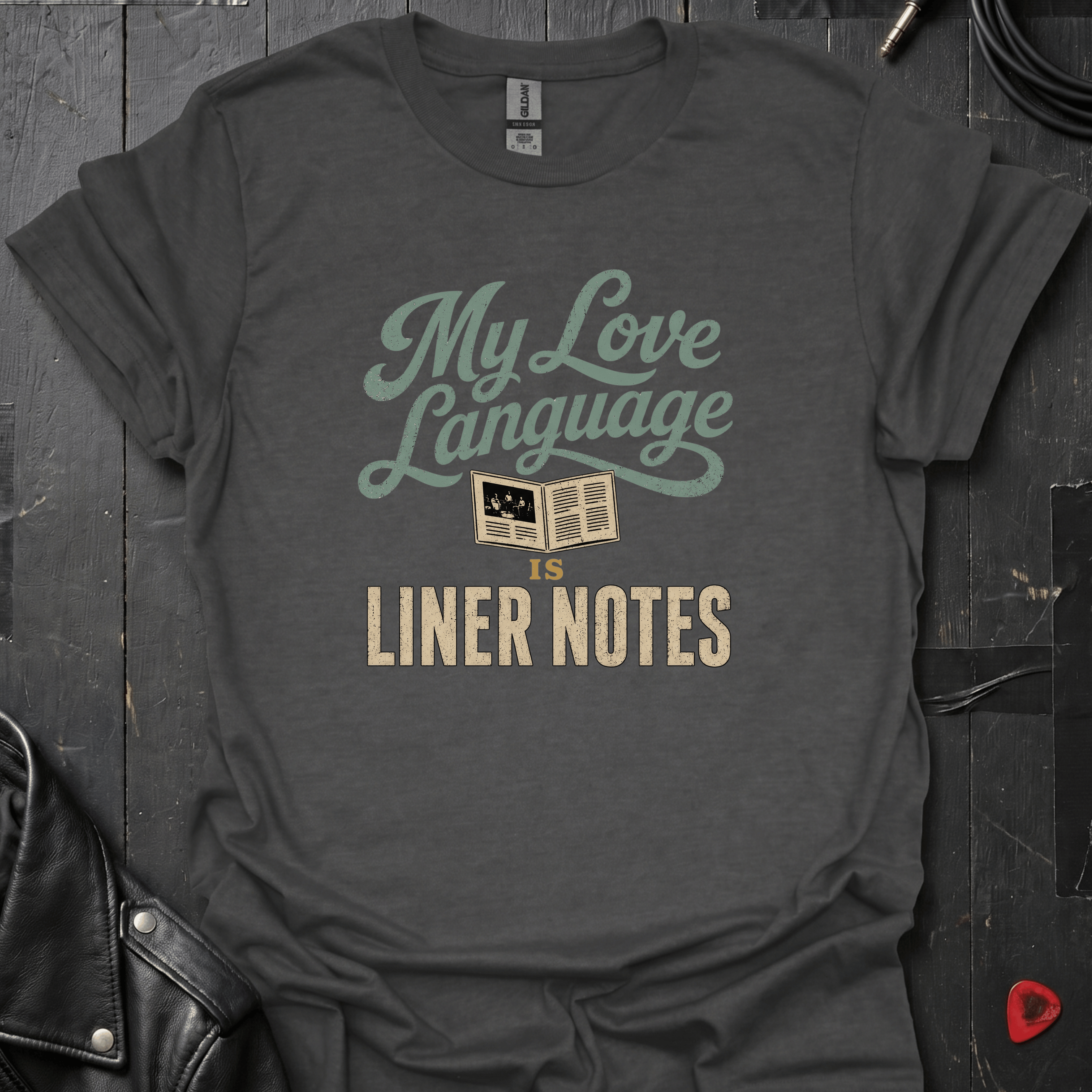 Liner Notes Love Language T-Shirt