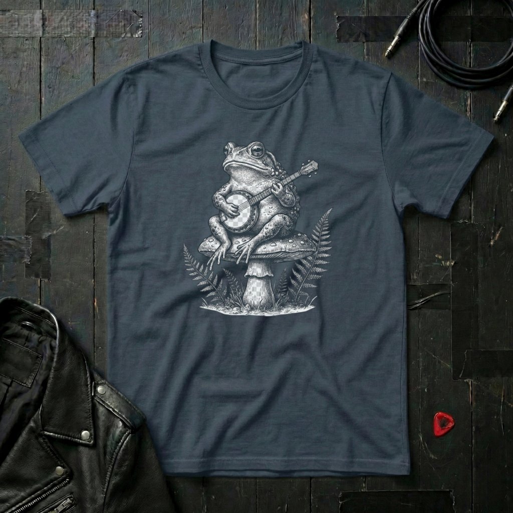 Frog Playing Banjo T-Shirt