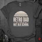 Retro Dad T-Shirt | Old School Dad Music Tee - Dark Heather - T-Shirt
