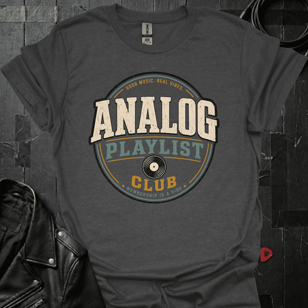 Record Playlist Club T-Shirt - Dark Heather - T-Shirt