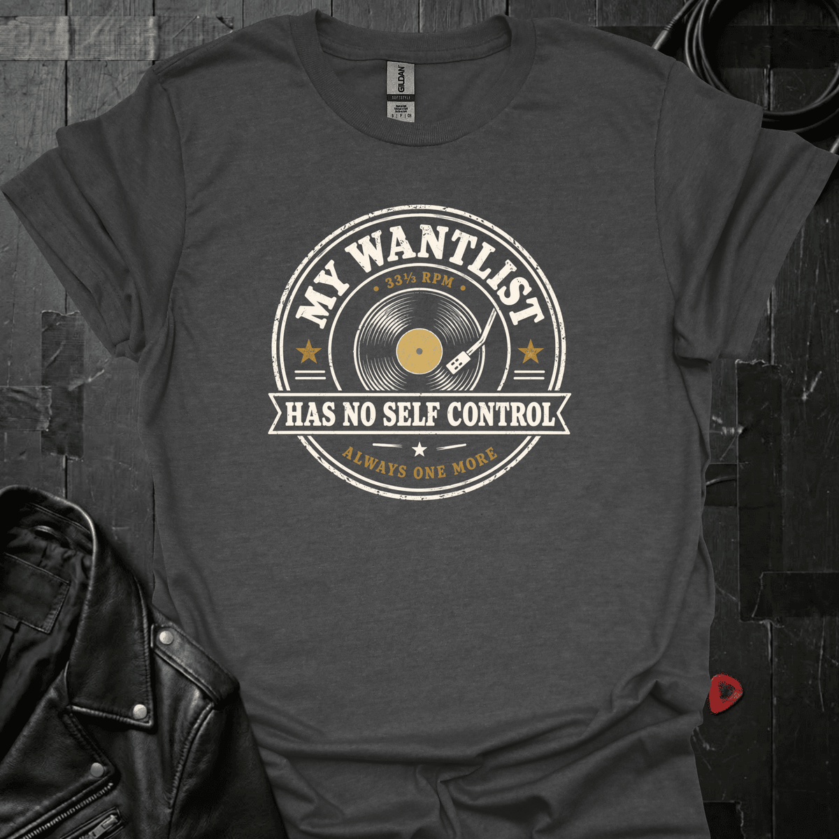 No Self Control T-Shirt - Dark Heather - T-Shirt
