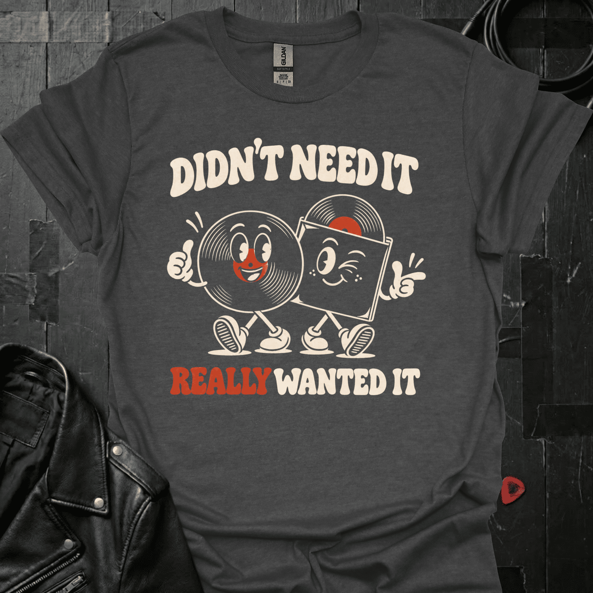 Really Wanted It T-Shirt - Dark Heather - T-Shirt