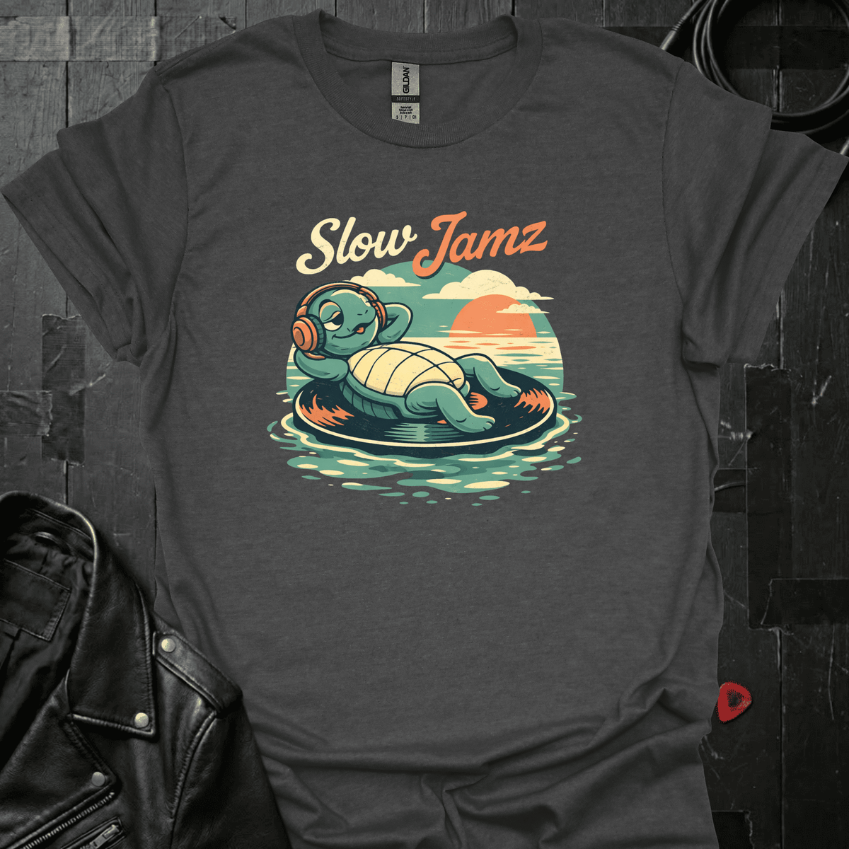 Slow Jamz T-Shirt - Dark Heather - T-Shirt