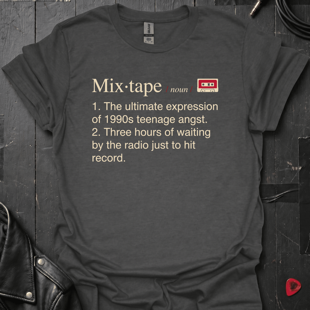 Mixtape Definition T-Shirt - Dark Heather - T-Shirt