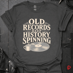 History On Vinyl T-Shirt - Dark Heather - T-Shirt