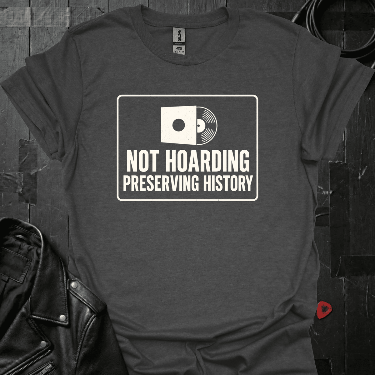 Preserving History T-Shirt - Dark Heather - T-Shirt