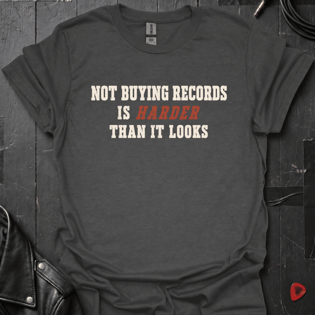 Record Buying Problem T-Shirt - Dark Chocolate - T-Shirt