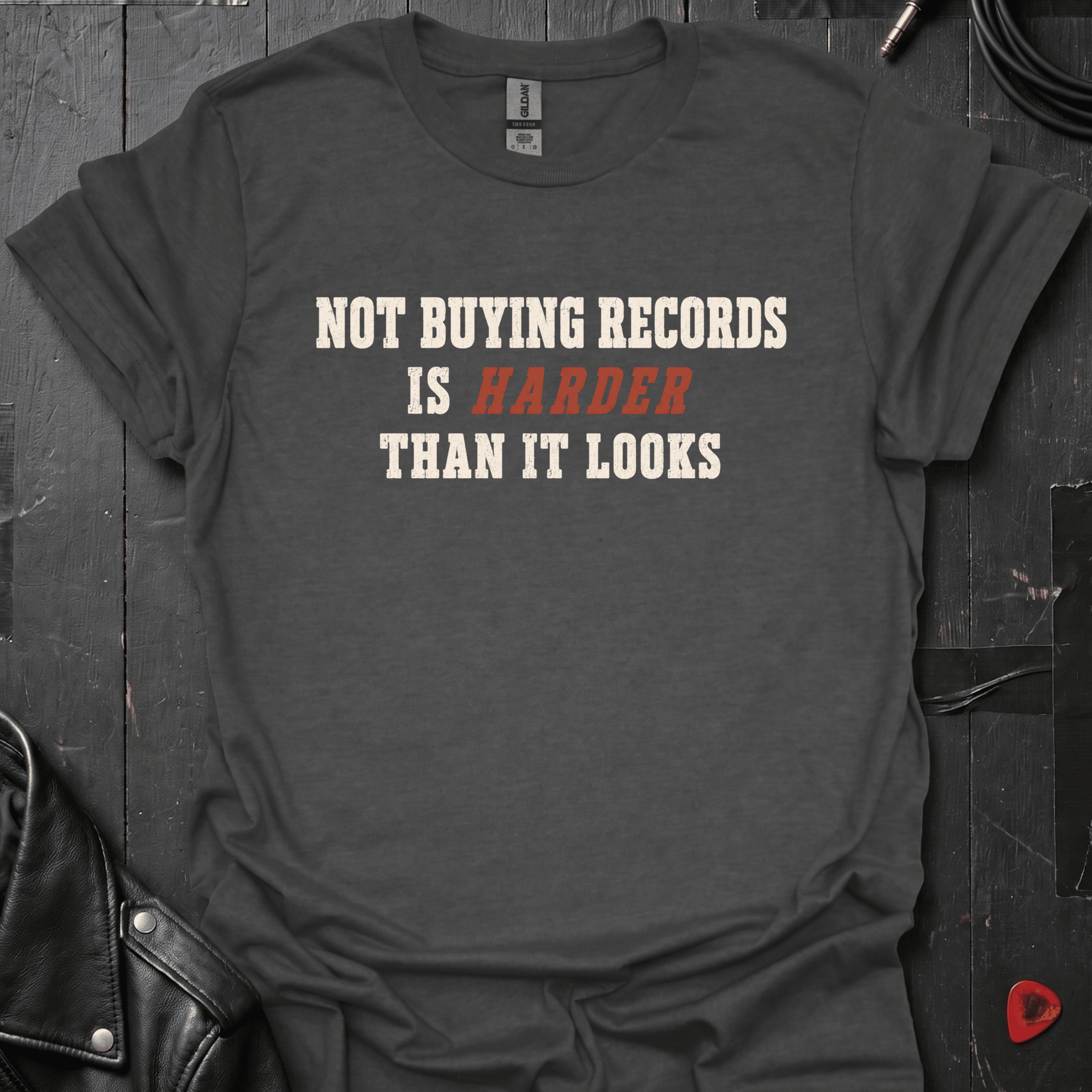 Record Buying Problem T-Shirt - Dark Chocolate - T-Shirt