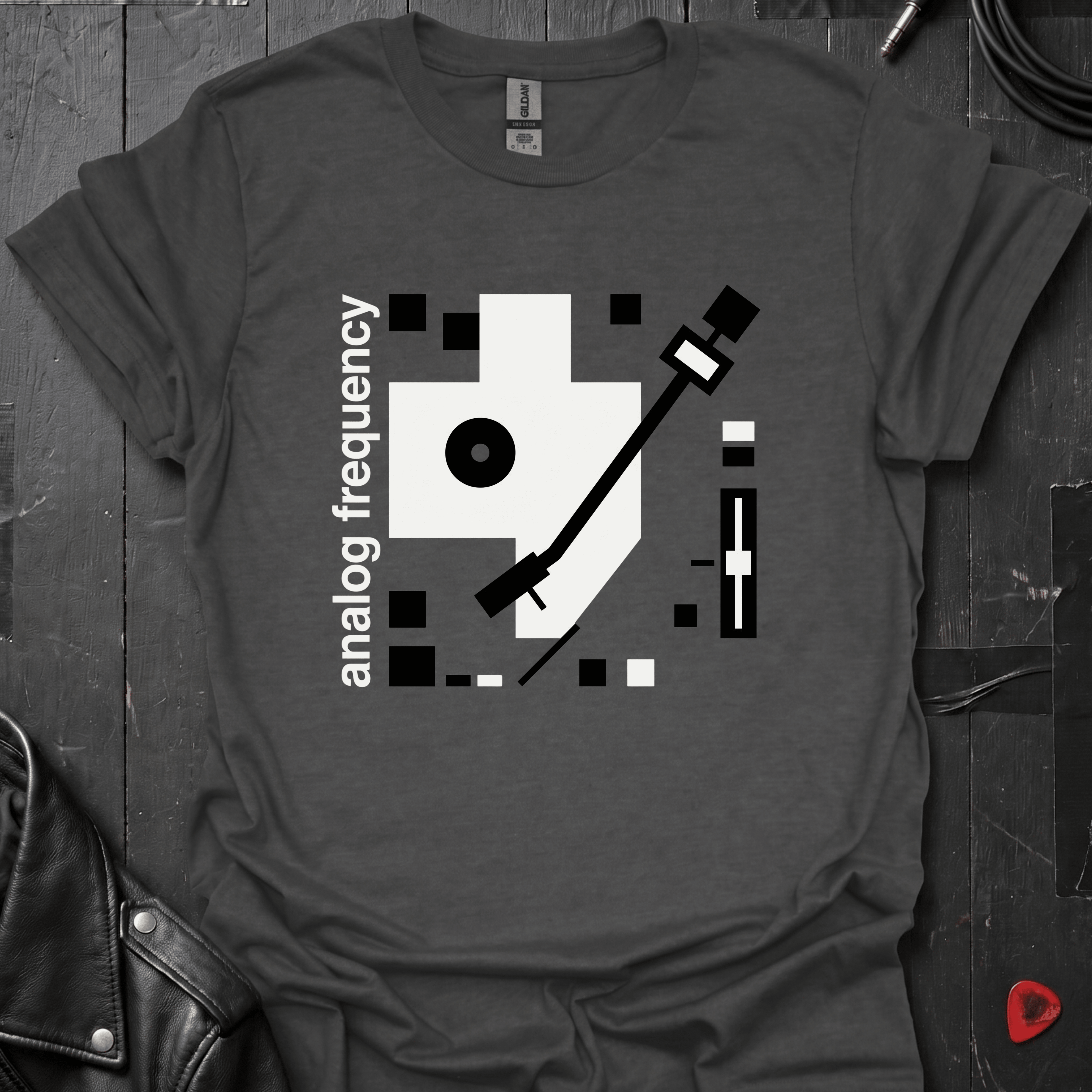 Analog Frequency T-Shirt - Dark Heather - T-Shirt
