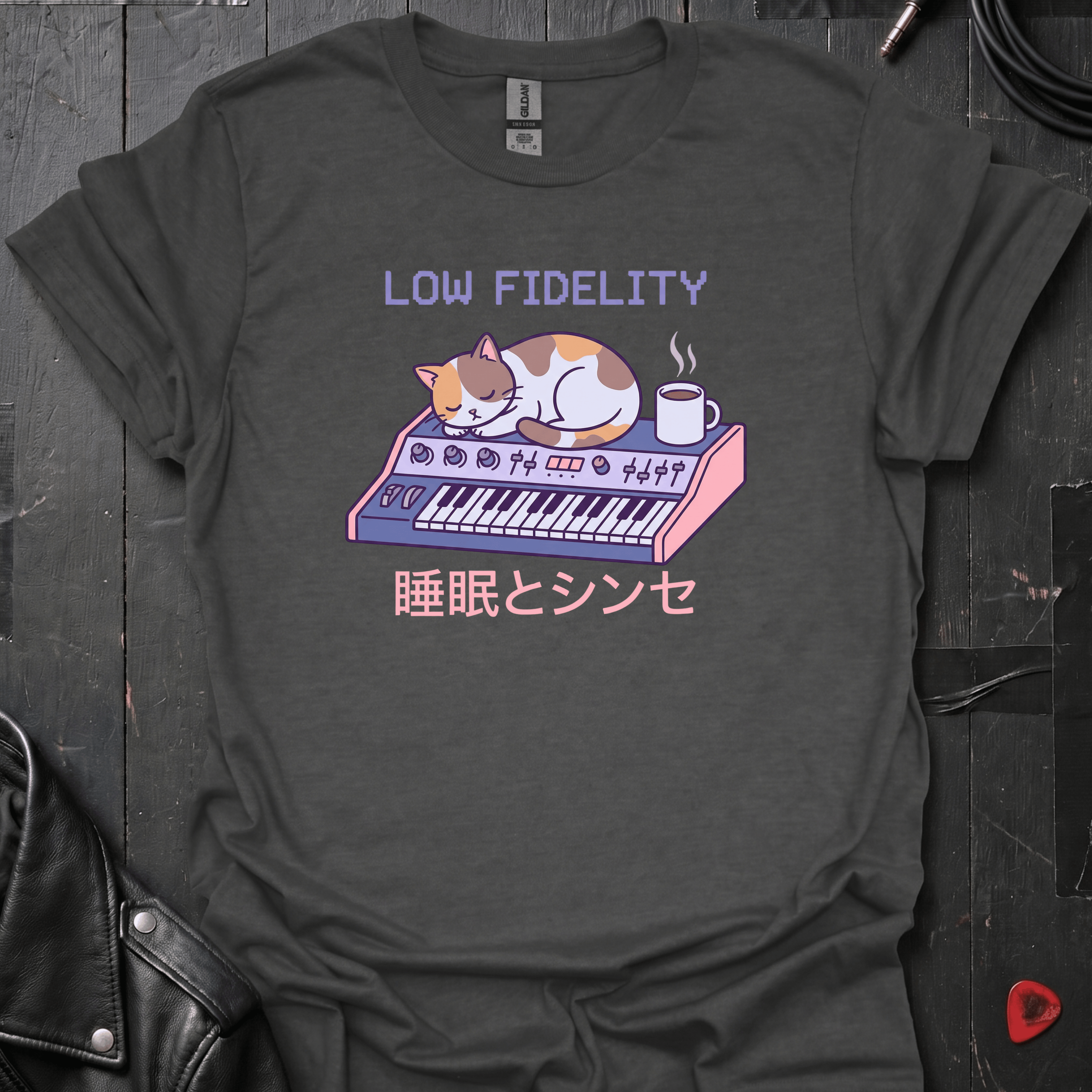 Low Fidelity T-Shirt - Dark Heather - T-Shirt