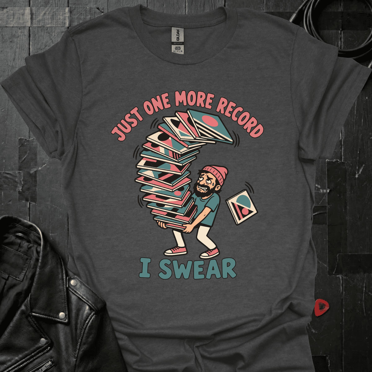 Just One More Record T-Shirt - S - T-Shirt