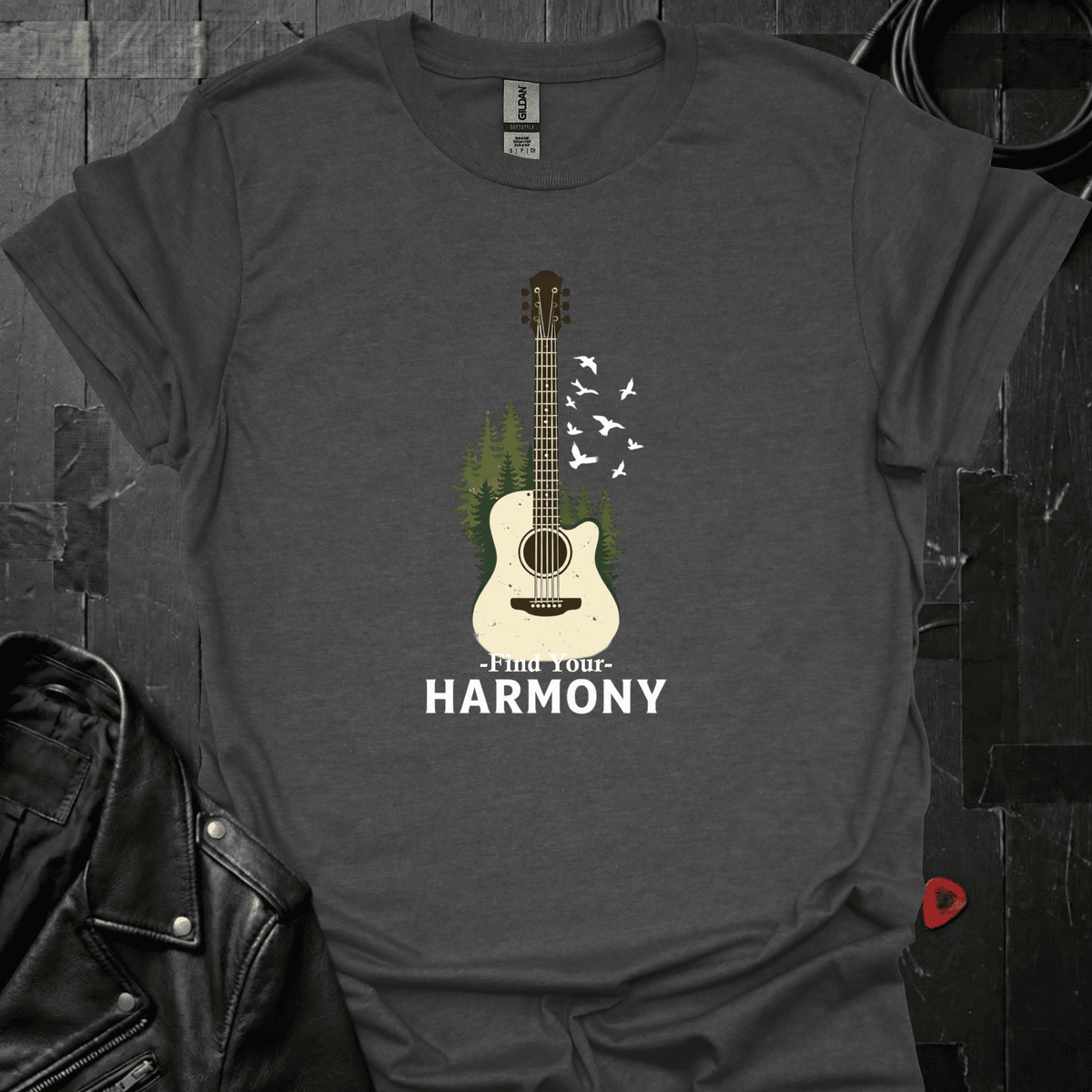 Find Your Harmony T-Shirt - Dark Heather - T-Shirt