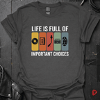 Important Choices T-Shirt - Dark Heather - T-Shirt