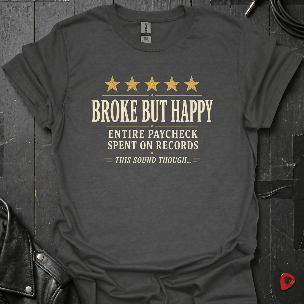 Vinyl Collector Review T-Shirt - Dark Heather - T-Shirt