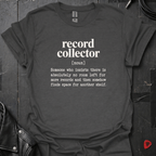 Record Collector Definition T-Shirt - Dark Heather - T-Shirt