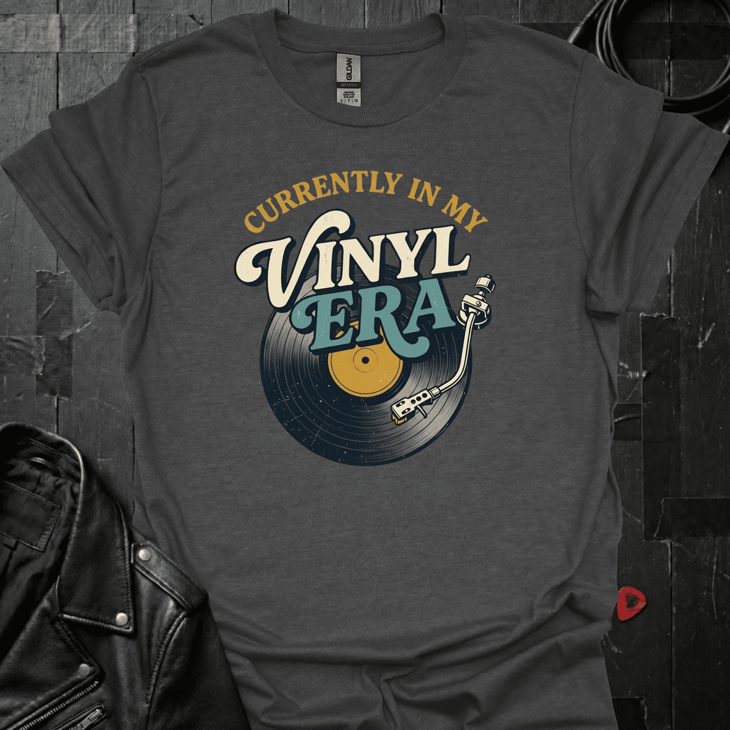 Vinyl Era T-Shirt - Dark Heather - T-Shirt