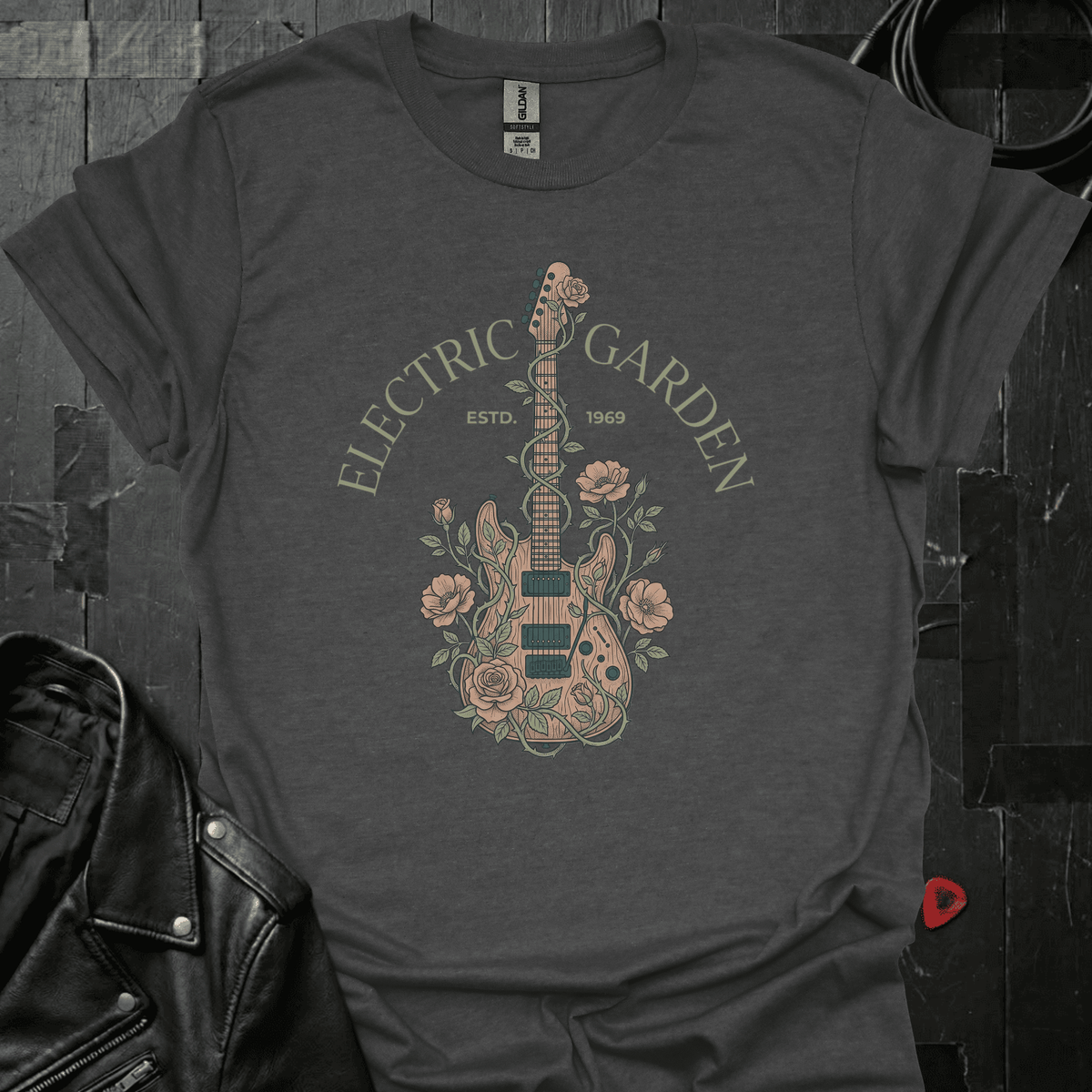 Electric Garden T-Shirt - Dark Heather - T-Shirt