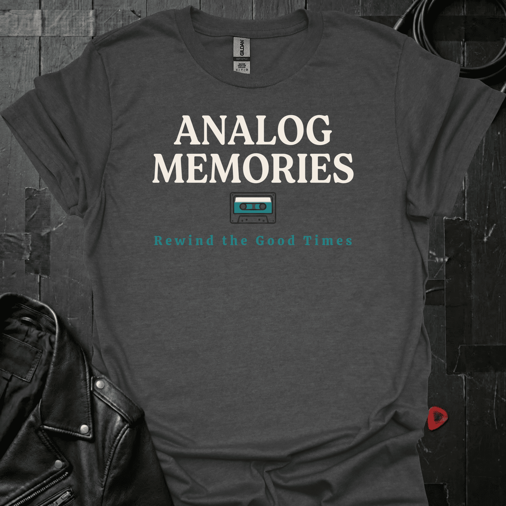 Analog Memories T-Shirt - Dark Heather - T-Shirt