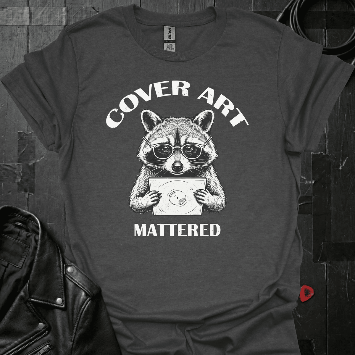 Cover Art Mattered - Dark Heather - T-Shirt