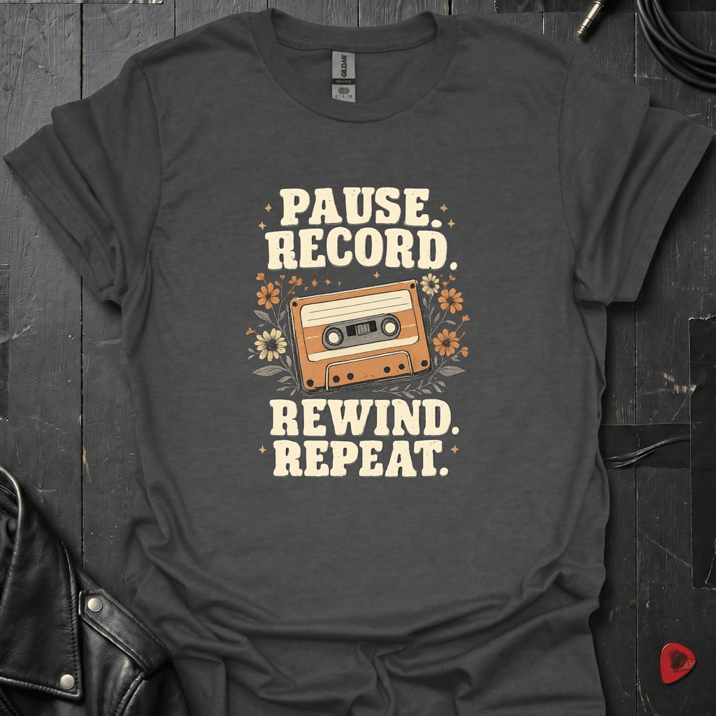Making A Mixtape T-Shirt - Dark Heather - T-Shirt