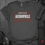 Certified Audiophile T-Shirt | Reference Grade Music Tee - Dark Heather - T-Shirt