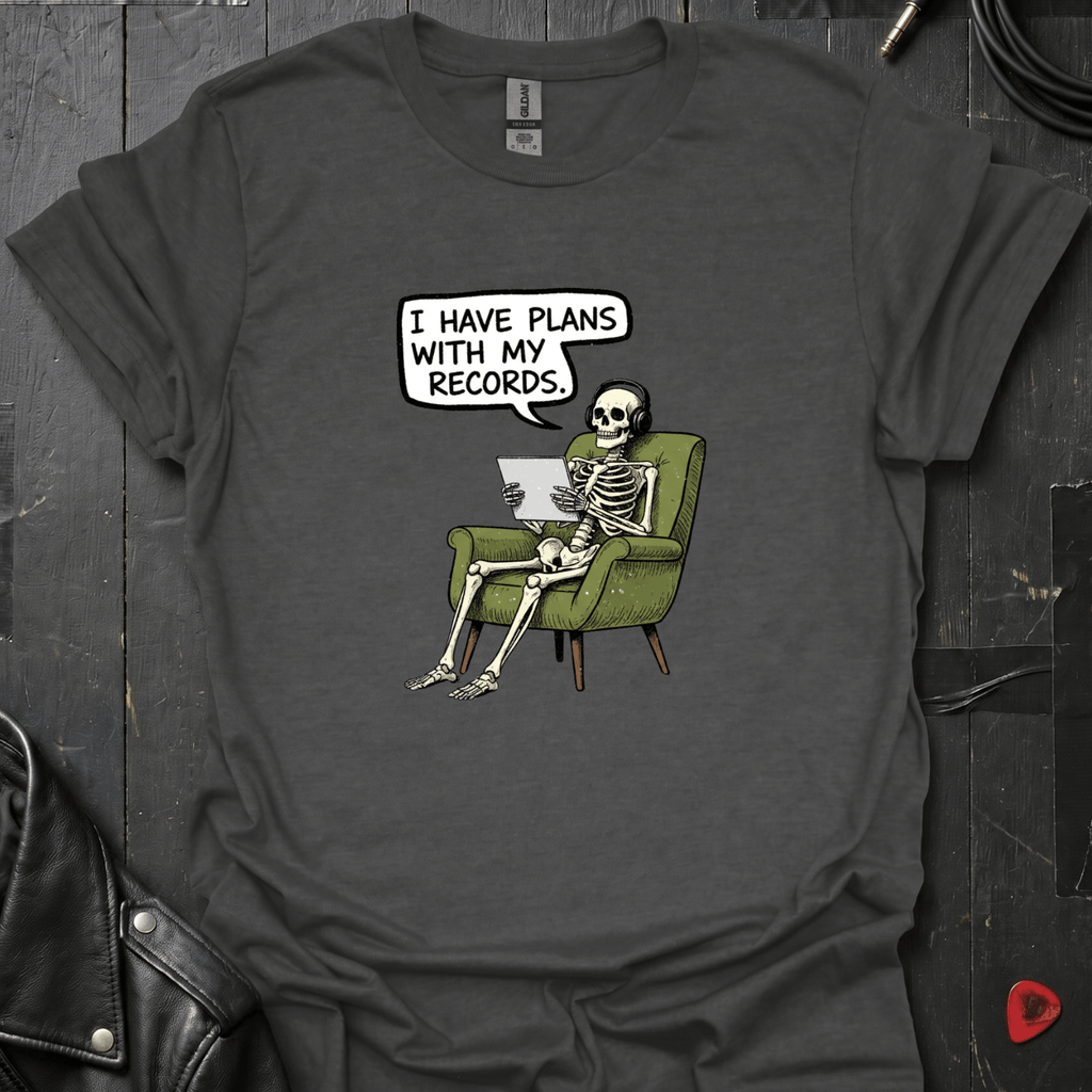 I Have Plans T-Shirt - Dark Heather - T-Shirt