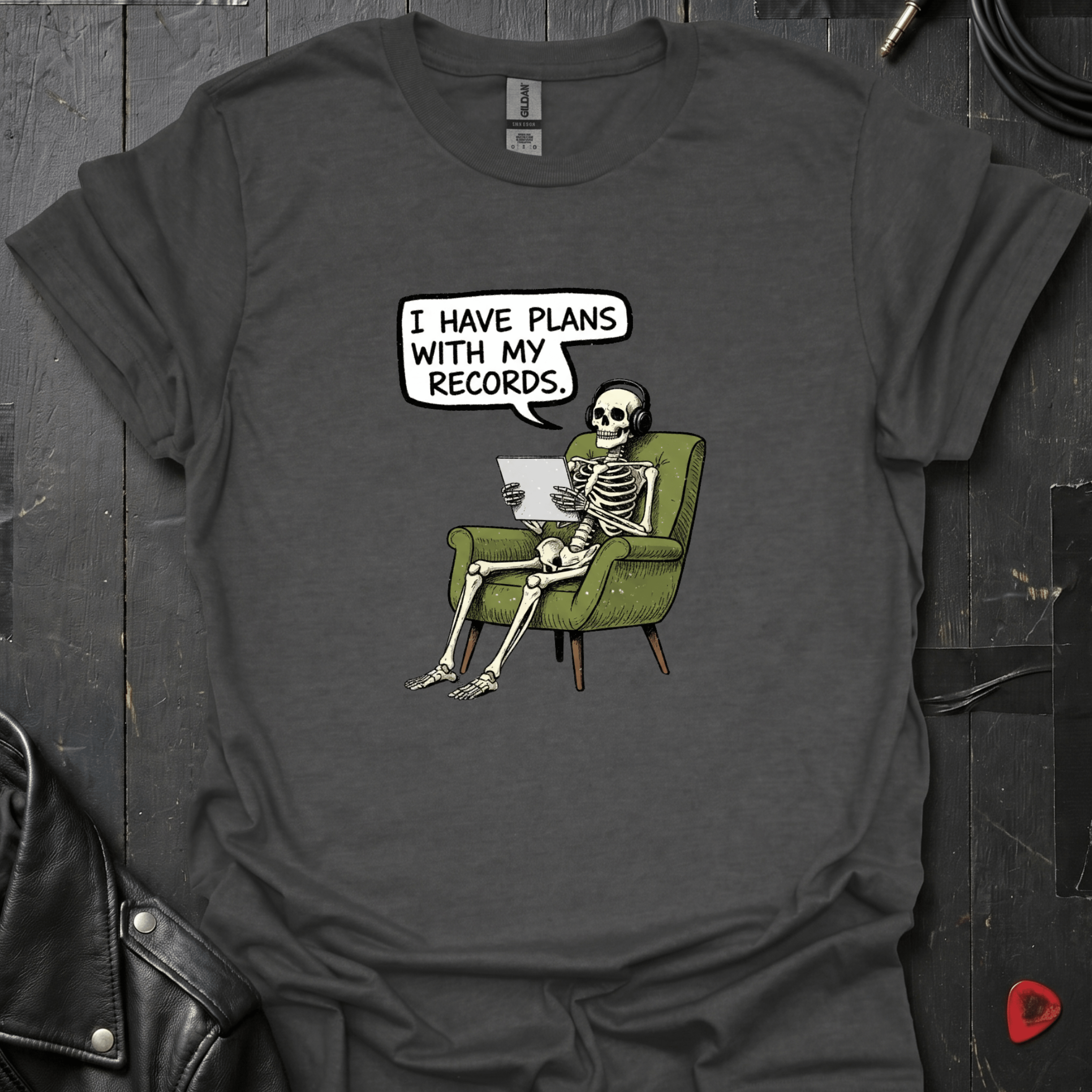 I Have Plans T-Shirt - Dark Heather - T-Shirt