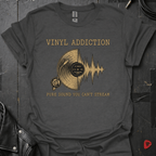 Vinyl Addiction T-Shirt - Dark Heather - T-Shirt