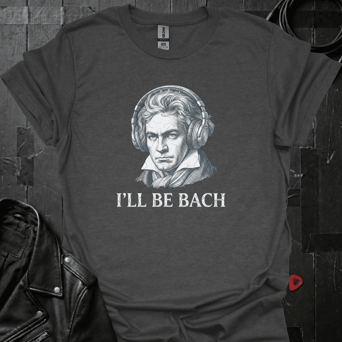 I'll Be Bach T-Shirt - Dark Heather - T-Shirt