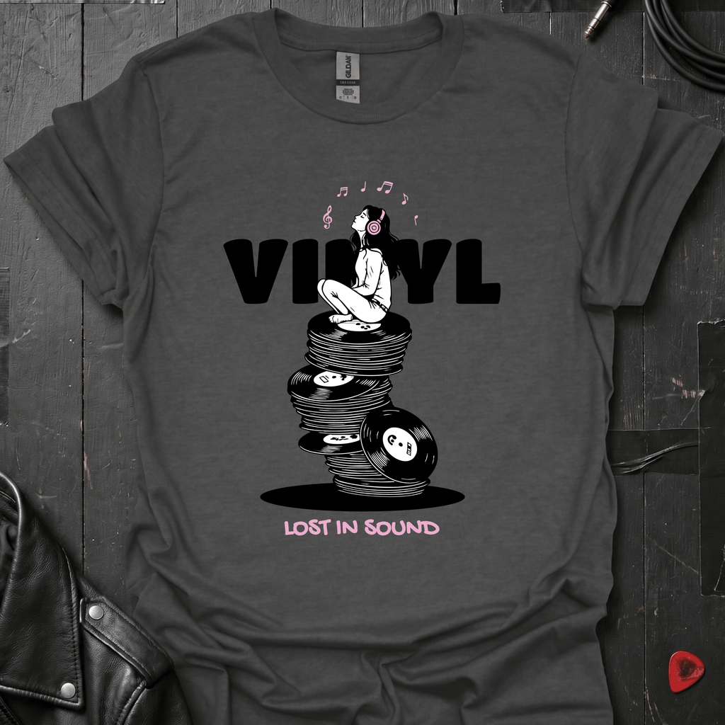 Lost In Sound T-Shirt - Dark Heather - T-Shirt