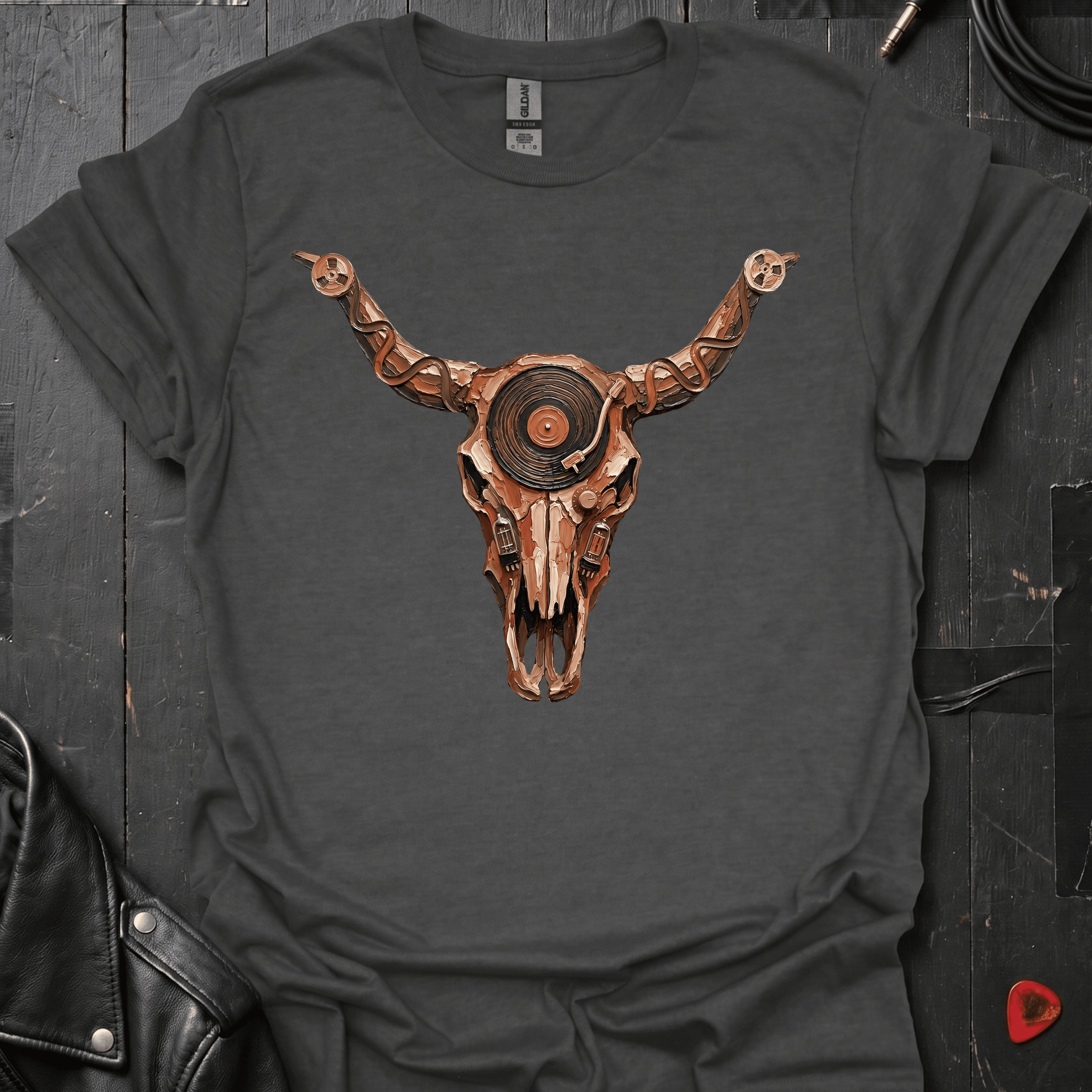 Bone Deep Sound T-Shirt - Dark Heather - T-Shirt