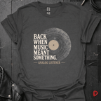 Analog Listener T-Shirt - Dark Heather - T-Shirt