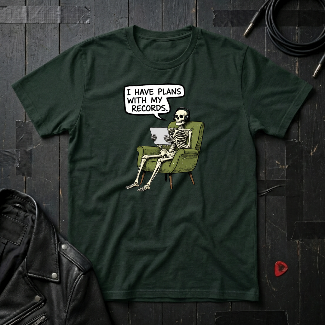 I Have Plans With My Records T-Shirt