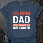 45RPM Dad T-Shirt - Heather Navy - T-Shirt