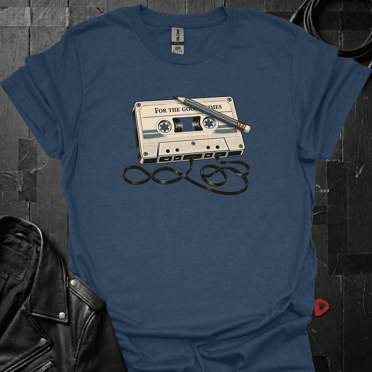 Good Times T-Shirt - Heather Navy - T-Shirt