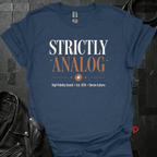 Strictly Analog T-Shirt - Heather Navy - T-Shirt