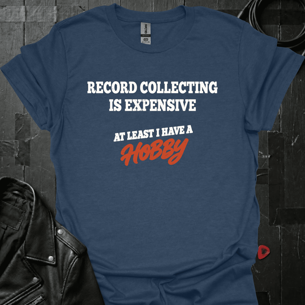 An Expensive Hobby T-Shirt - Heather Navy - T-Shirt