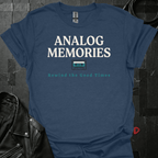 Analog Memories T-Shirt - Heather Navy - T-Shirt