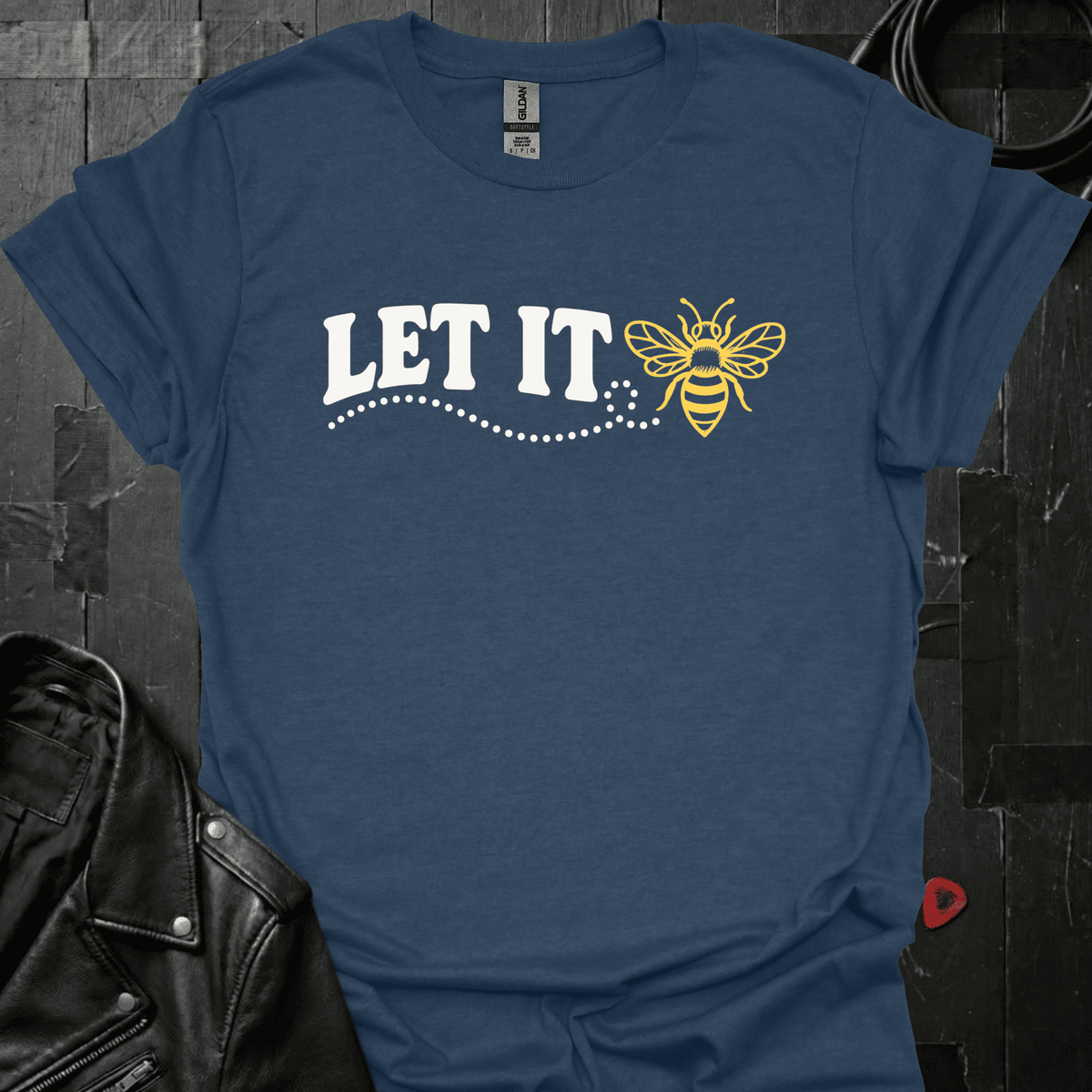 Let It Be T-Shirt - Heather Navy - T-Shirt
