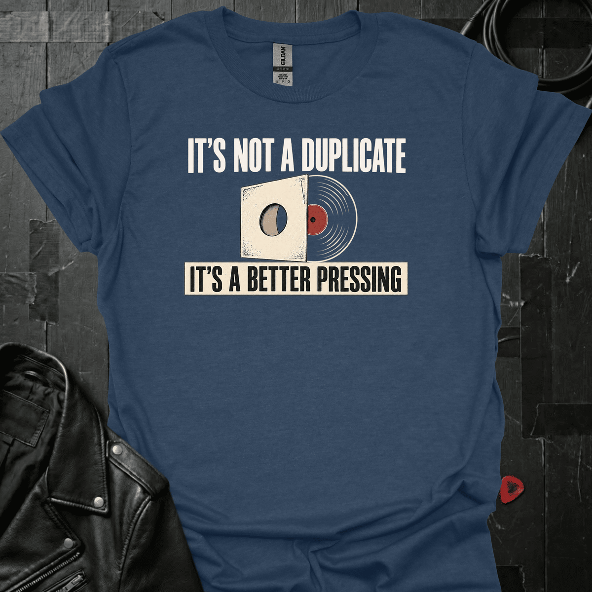 Better Pressing T-Shirt - Heather Navy - T-Shirt