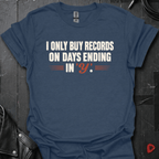 Vinyl Every Day T-Shirt - Heather Navy - T-Shirt