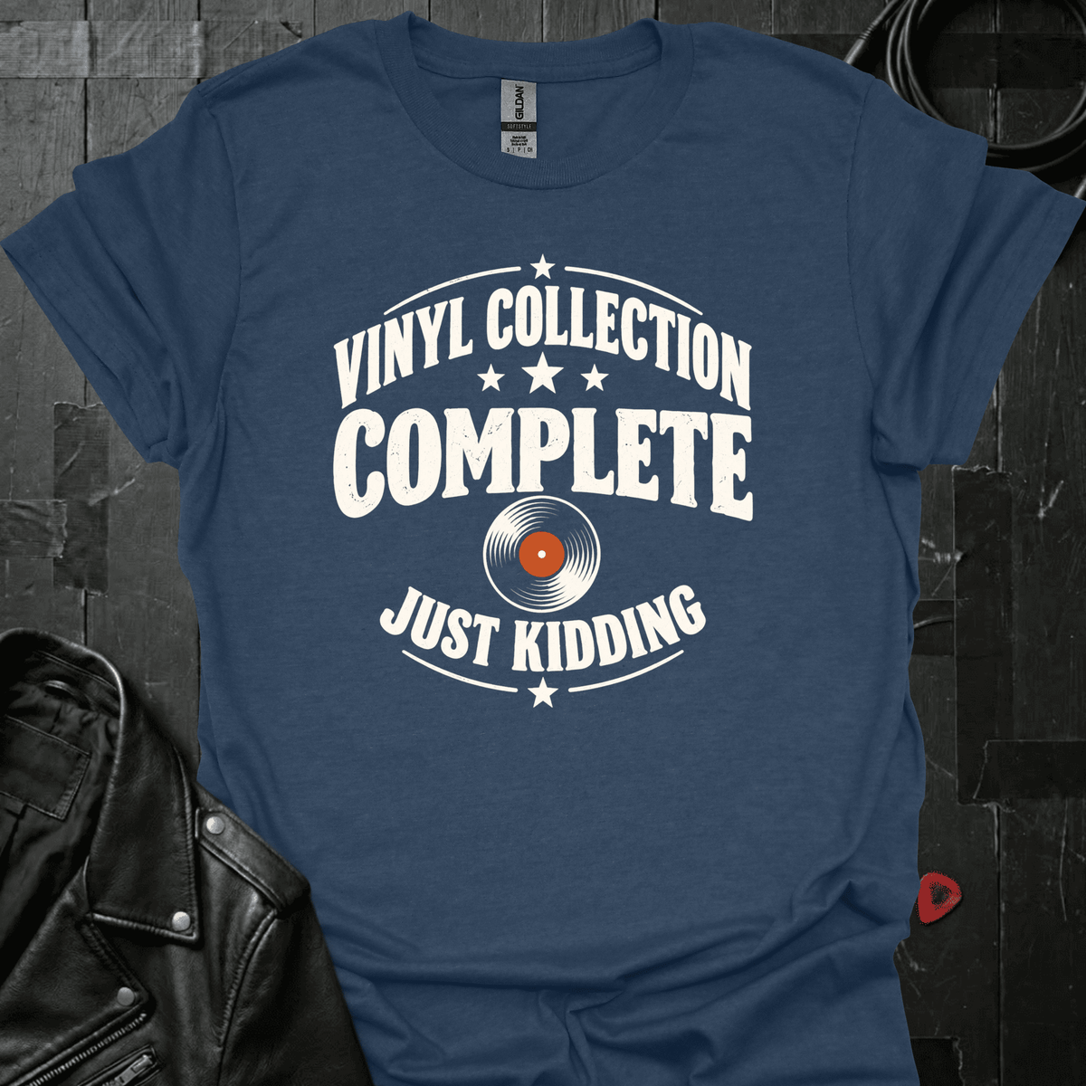 Vinyl Collection Complete T-Shirt - Heather Navy - T-Shirt