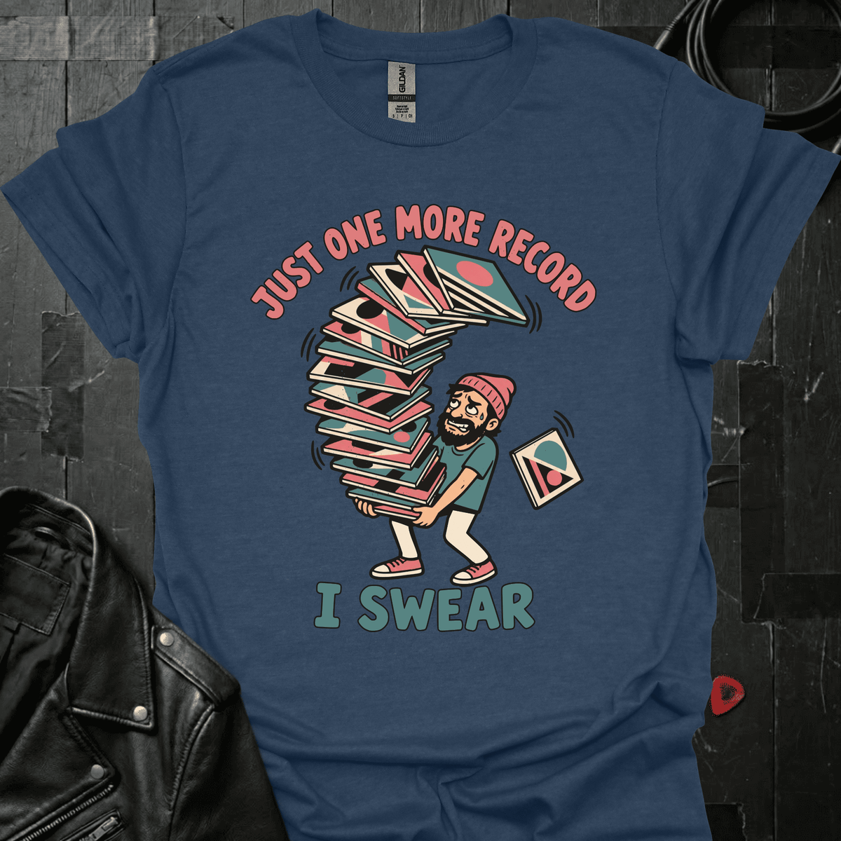 Just One More Record T-Shirt - S - T-Shirt