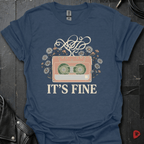 It's Fine T-Shirt - Heather Navy - T-Shirt