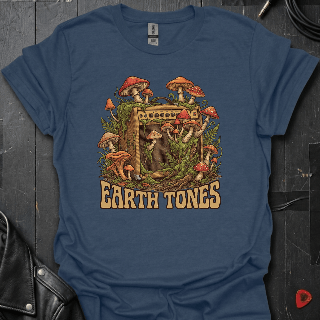 Earth Tones T-Shirt - Heather Navy - T-Shirt