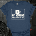 Preserving History T-Shirt - Heather Navy - T-Shirt